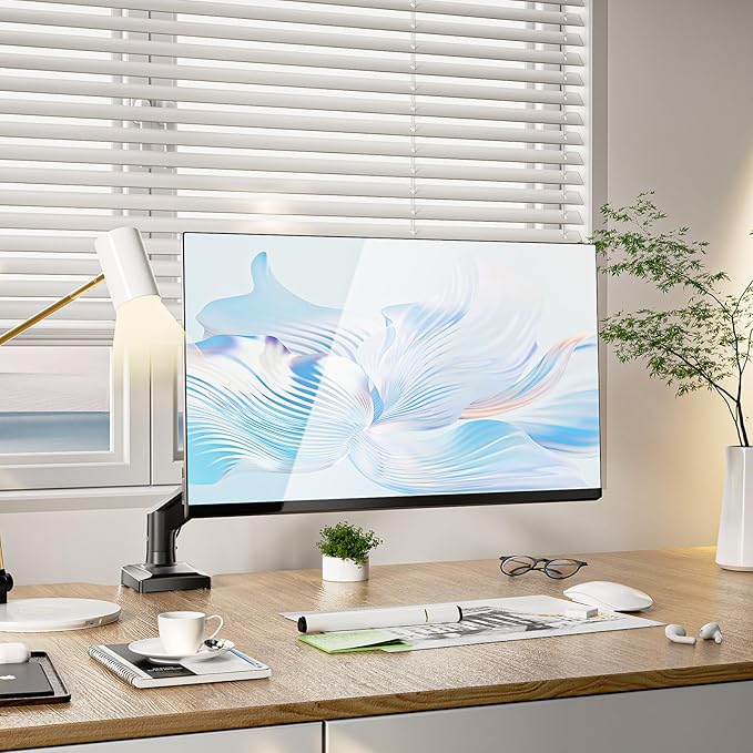 WALI Single Monitor Mount, Gas Spring Monitor Arm - Image 9