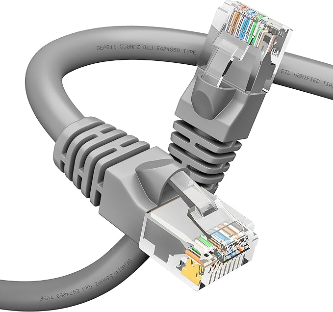 GEARit Cat 6 Ethernet Cable Cat6 Network Patch, Snagless Cord, Internet by GEARit