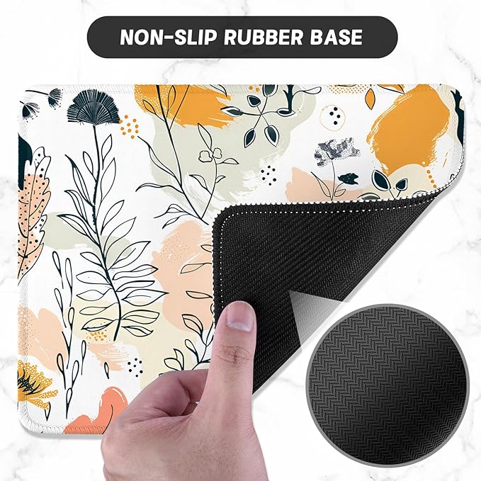ITNRSIIET Mouse Pad with Stitched Edge Premium Textured Smooth Precise - Image 3