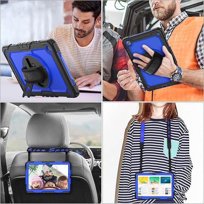 SEYMAC stock Case for Samsung Galaxy Tab A8 10.5'', Full-Body Drop Protection - Image 3
