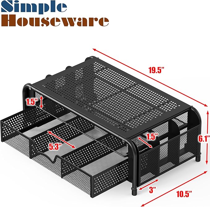 Simple Houseware Monitor Riser Stand - Image 3