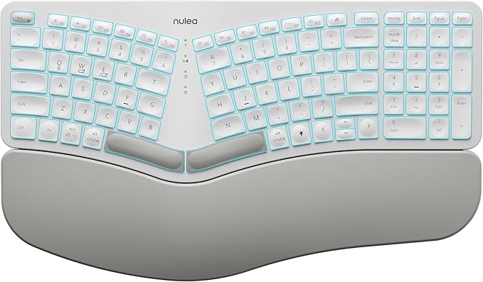 Nulea RT05 Wireless Ergonomic Keyboard, Split Keyboard by Nulea