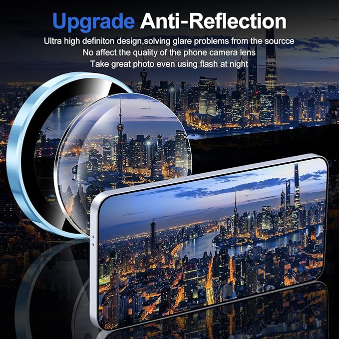 for Samsung Galaxy S25 Plus Camera Lens Protector, Individual Metal Ring - Image 4