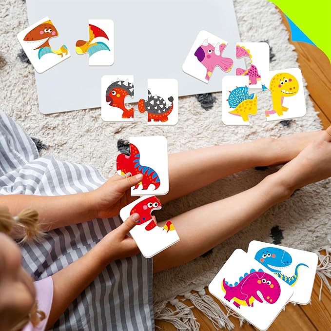 48 Dinosaurs Matching Puzzles - Image 7