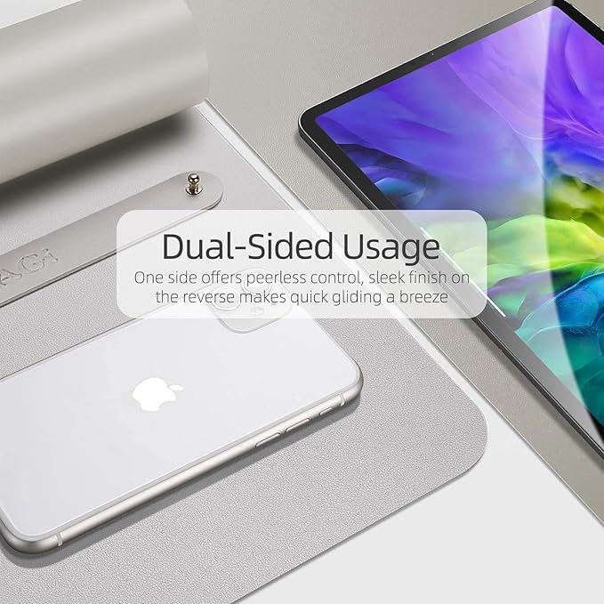 YSAGi Multifunctional Office Desk Pad, Ultra Thin Waterproof PU Leather Mouse - Image 3