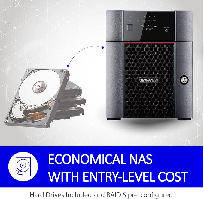 BUFFALO TeraStation Essentials 4-Bay Value-Focused Desktop NAS 32TB - Image 7