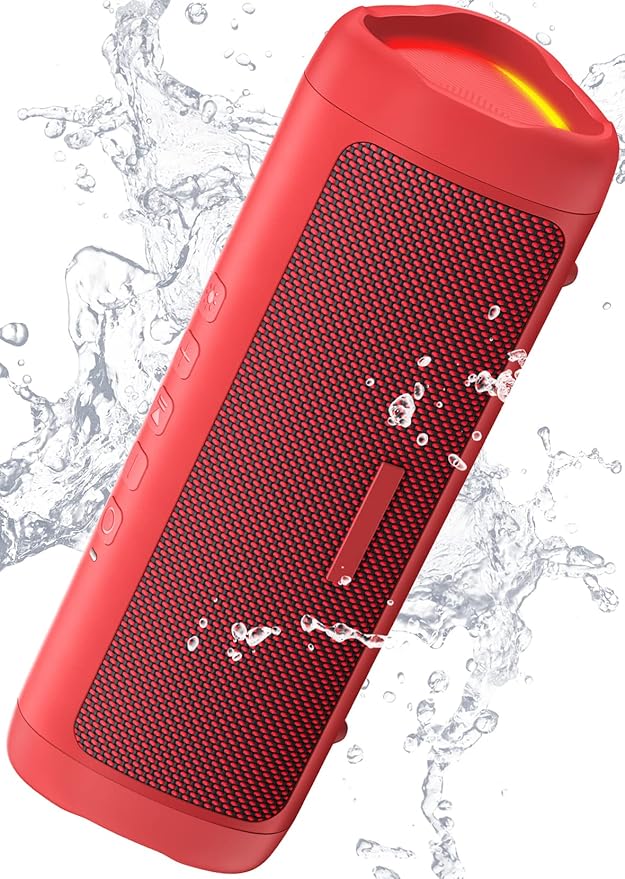 Bluetooth Speaker with HD Sound, Portable Wireless, IPX5 Waterproof, TWS Pairing by BolaButty