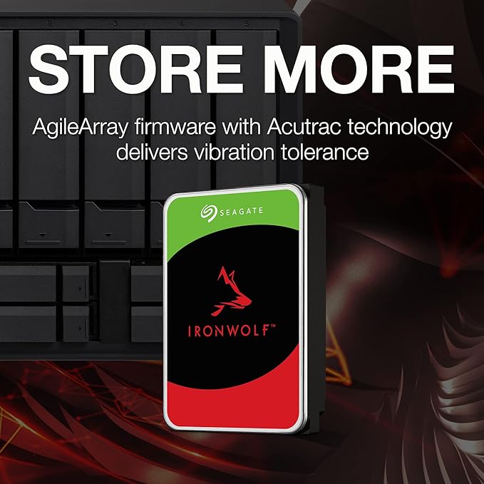 Seagate IronWolf 4TB NAS Internal Hard Drive CMR 3.5 Inch SATA 6Gb/s 5400 RPM - Image 3