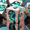 RULE DICE Serpent's Embrace Metal DND Dice Set by RULEDICE