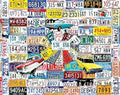 White Mountain Puzzles State Plates by WhiteMountain