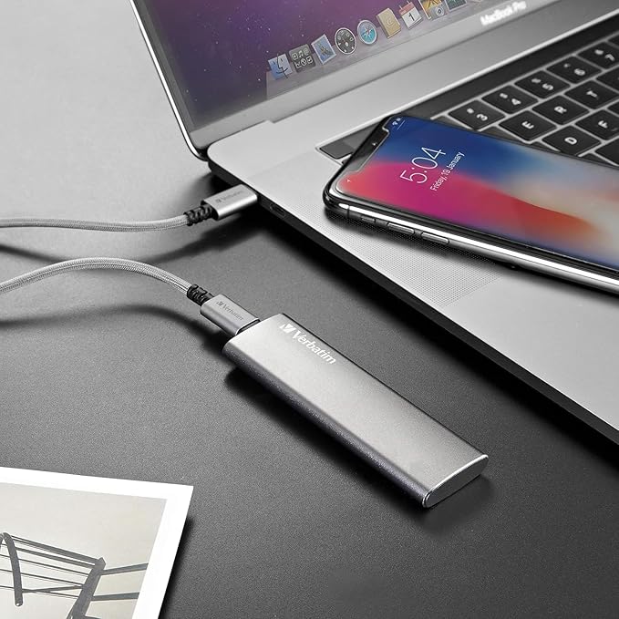 Verbatim 1TB Vx500 Portable SSD External Hard Drive USB 3.1 Gen 2 – Space Gray - Image 5