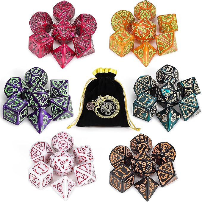 CiaraQ DND Polyhedral Dice Set by CiaraQ