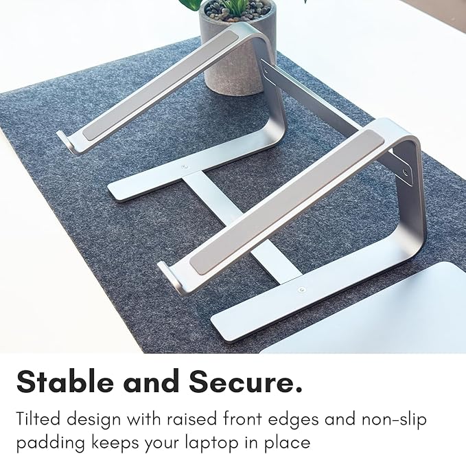 Macally Aluminum Laptop Stand for Desk - Image 2