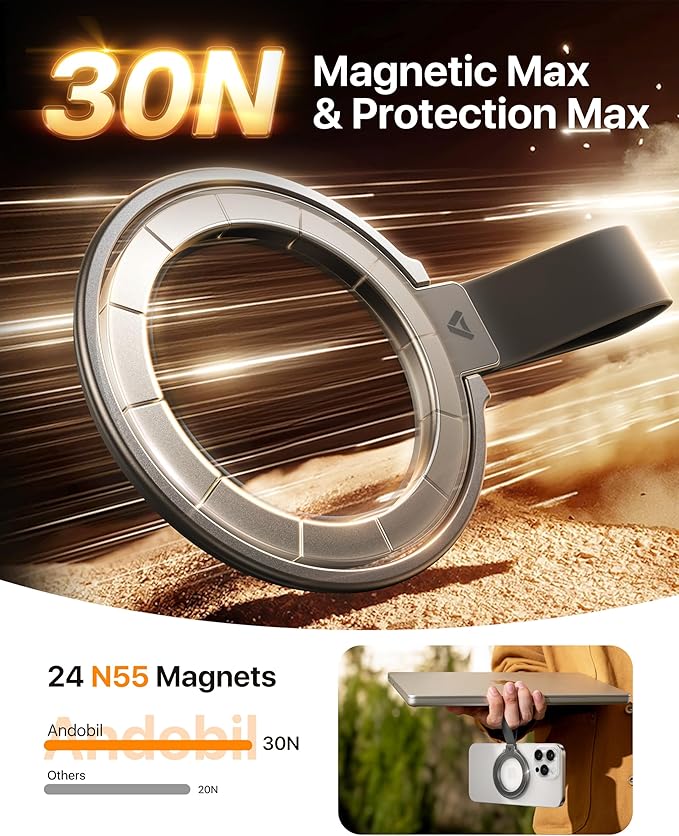 andobil Magnetic Phone Grip Holder - Image 4