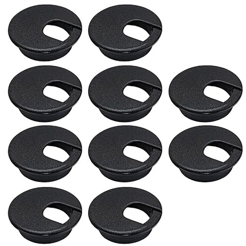 10 Pcs Desk Grommet 1-3/8" / 35 mm, Desk Cord Hole Cover, Cable Grommet ABS by EASYEAH