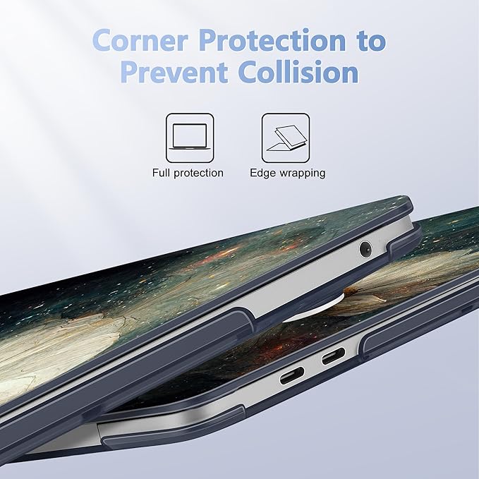 Case for MacBook Pro 13 inch with/Without Touch Bar, Hard Shell + Keyboard - Image 3