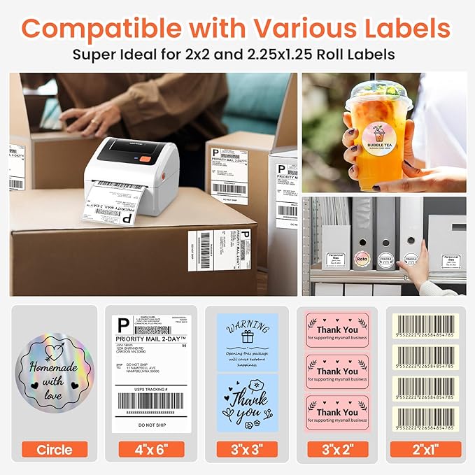 Bluetooth Thermal Shipping Label Printer - Image 8