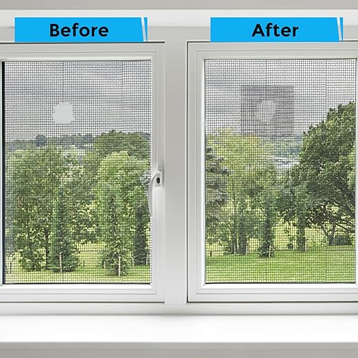 Grey Window Screen Repair Tape, 2IN X 15FT Screen Repair Kit - Image 4