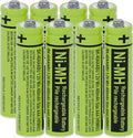 RocketBus 8-Pack BK-40AAABU Replacement Battery by RocketBus