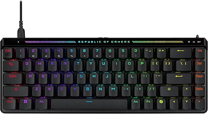 ROG Falchion Ace HFX 65% Hall Effect Gaming Keyboard – HE Magnetic Switches by ASUS
