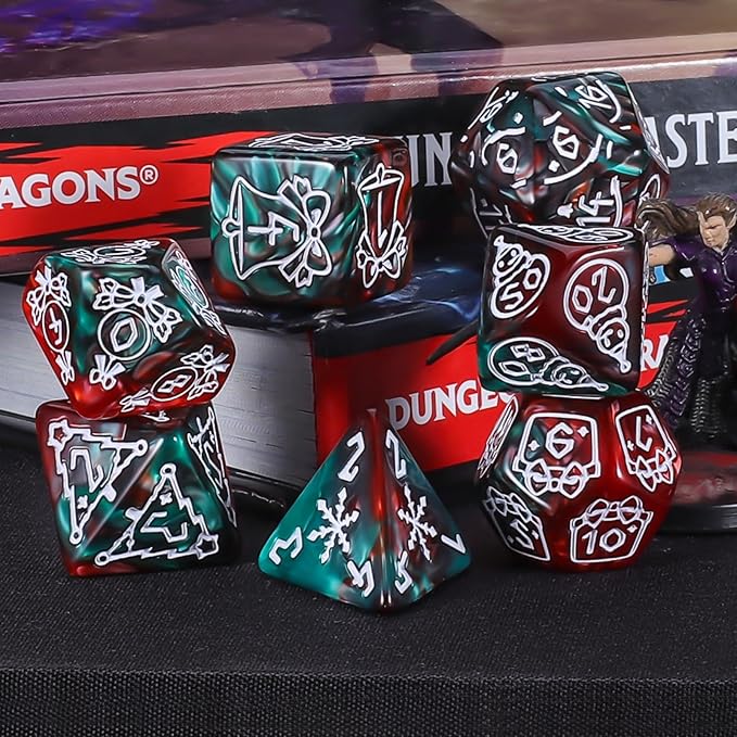 CiaraQ Polyhedral Dice Set, 6 Colors - Image 5