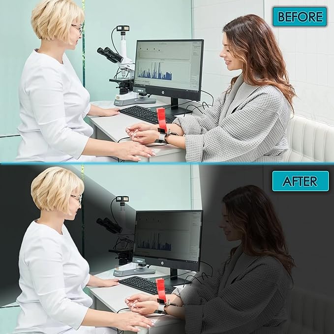 Premium Privacy Screen Filter for 23 Inches Desktop Computer Monitor. Screen - Image 4