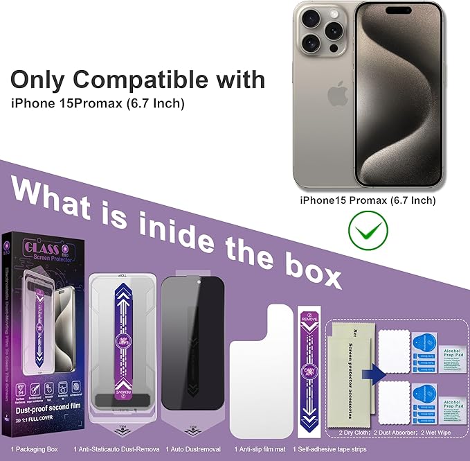 2 Pack Privacy Screen Protector - Image 7