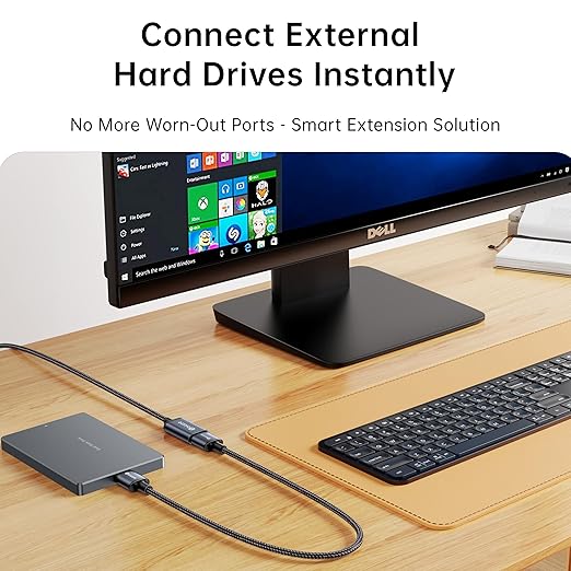 USB Extension Cable USB 3.0 Extension Cord Type A Male to Female Cord Nylon - Image 5