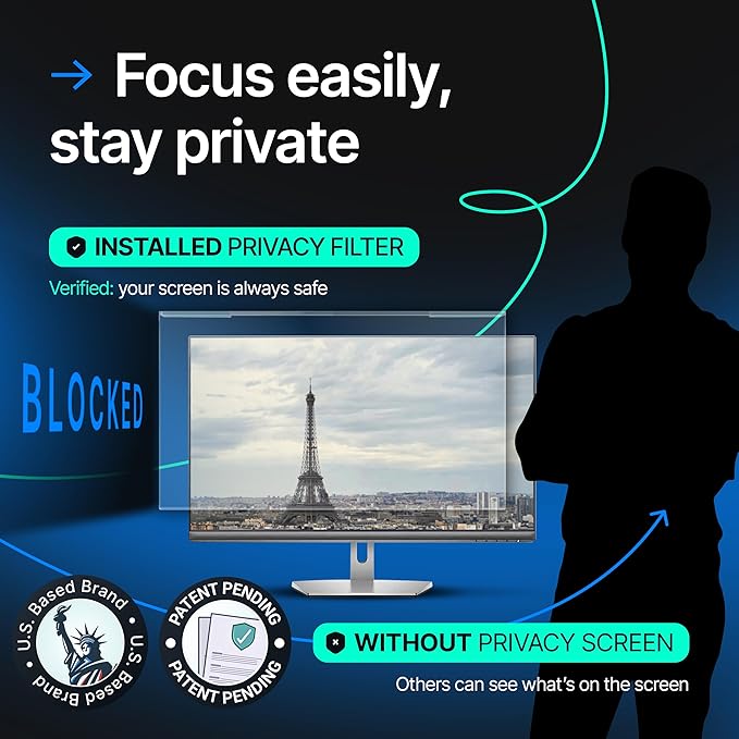 Universal Acrylic 26, 27 Inch Computer Privacy Screen Filter - Image 2