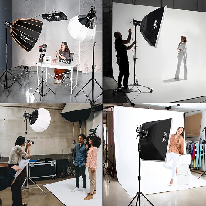 Godox SL60IID Softbox Lighting Kit Professional Studio Equipment - Image 8