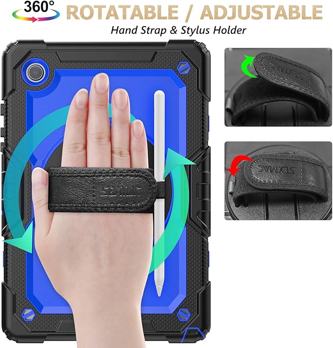 SEYMAC stock Case for Samsung Galaxy Tab A9+ Plus 11'', Full-Body Drop - Image 3