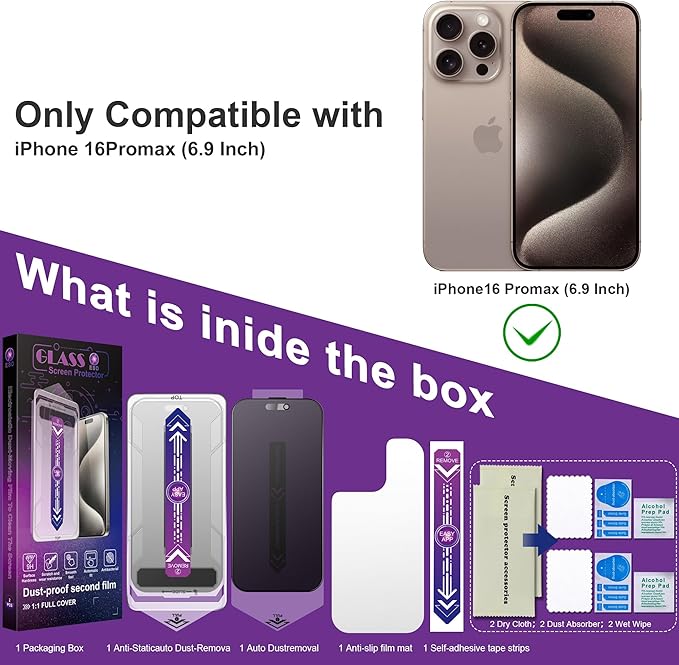 2 Pack Matte Privacy Screen Protector - Image 7