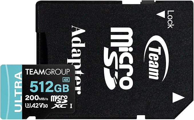 TEAMGROUP A2 Ultra Card 512GB Micro SDXC UHS-I U3 A2 V30, R/W up to 200/170 MB/s - Image 6