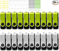 Thumb Drive 4GB FAT32 USB Flash Drives 20 Pack 4 GB USB 2.0 Jump Drives by NicepictenUSBFlashDrive