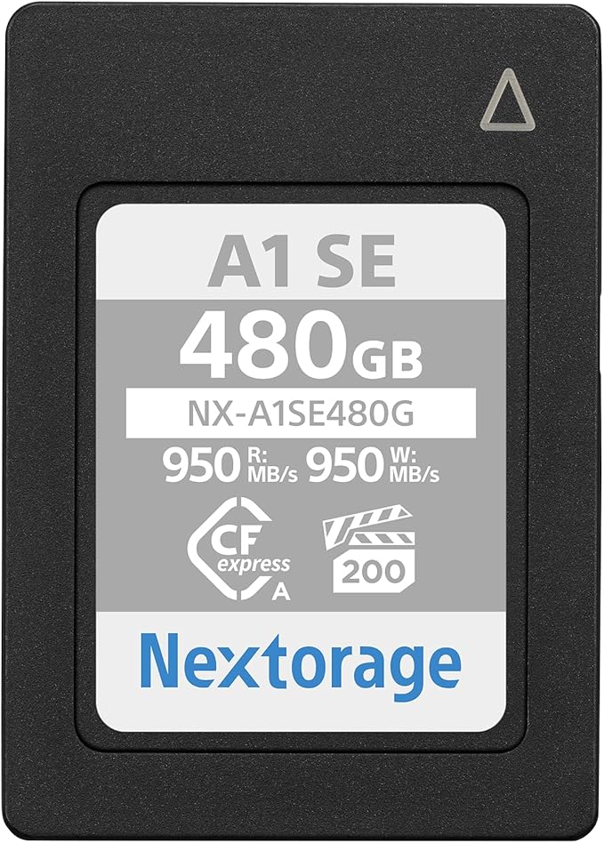 Nextorage 480GB CFexpress Type A VPG200 Japanese Brand Max. Write Speed 950MB/s by Nextorage