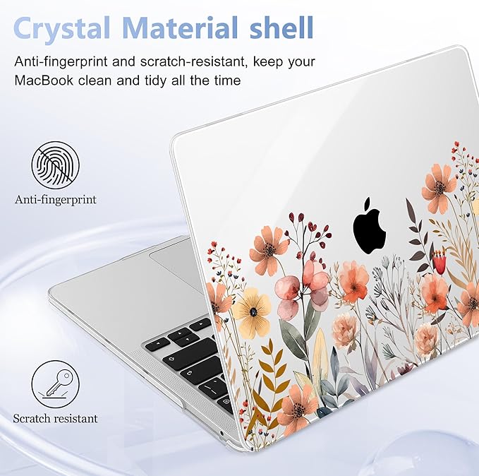Case for MacBook Pro 13 inch with/Without Touch Bar, Hard Shell + Keyboard - Image 6