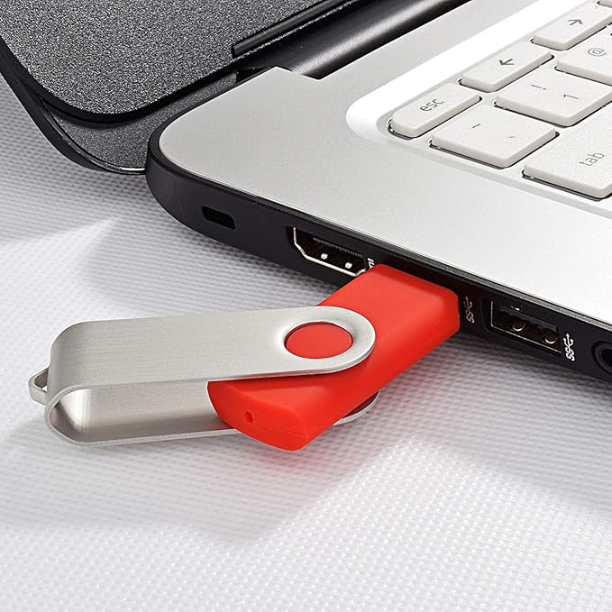 KOOTION 64GB USB 2.0 Flash Drives 10 PCS Memory Stick Swivel Thumb Drives Pen - Image 7