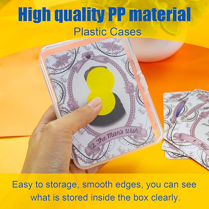 4 Pcs Playing Card Case, for Go Fish/Old Maid/Oracle Card/Other Larger Than - Image 4