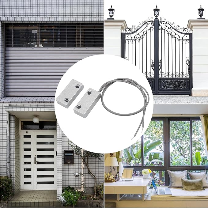 3Pcs Magnetic Reed Switch Wired Surface Mount Normally Closed NC Contact Sensor - Image 6
