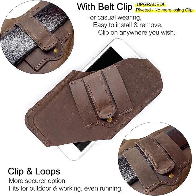 TobbinGear Leather Cell Phone Holster - Image 2