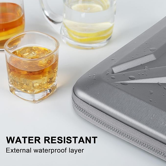 DOMISO 17 Inch Laptop Case Rugged Sleeve Waterproof Hard Shell Protective Cover - Image 6
