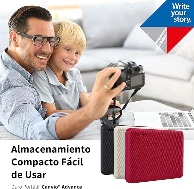 Toshiba Canvio Advance 1TB Portable External Hard Drive USB 3.0 - Image 13