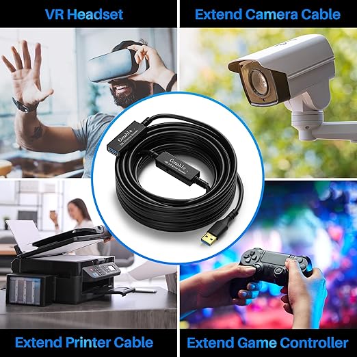 USB 3.0 Active Extension Cable 35 Feet, Long USB Type-A Male to Female Extender - Image 6