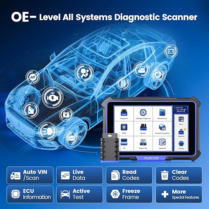 MUCAR VO8 OBD2 Scanner Diagnostic Tool - Image 6