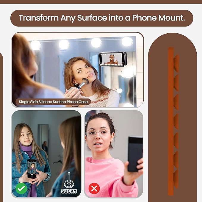 SUCKY Silicone Suction Phone Case Adhesive Mount - Image 3