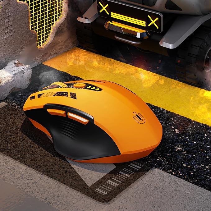 Bluetooth Mouse, Visible Battery Level, Rechargeable Ergonomic Wireless Mouse - Image 8