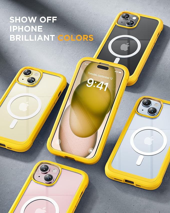 Miracase Glass Series for iPhone 15 Case Full-Body Magnetic Case - Image 5