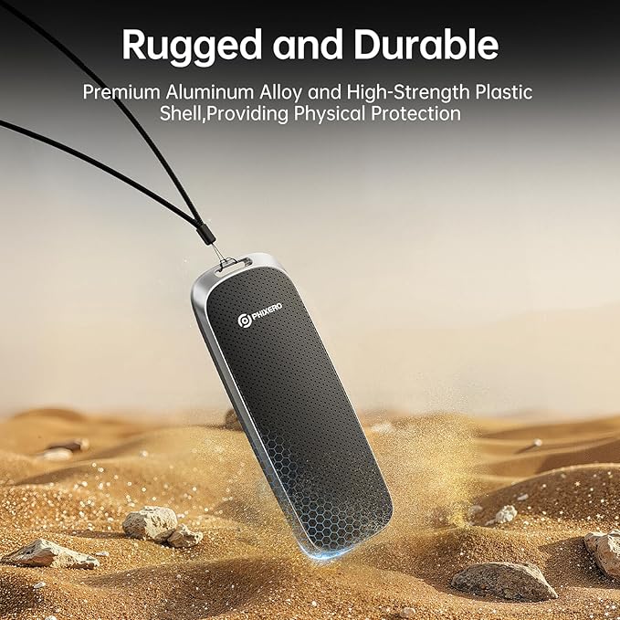 PHIXERO P10PRO External NVMe SSD 512GB, USB 3.2 Gen2, Includes 2-in-1 USB C - Image 3
