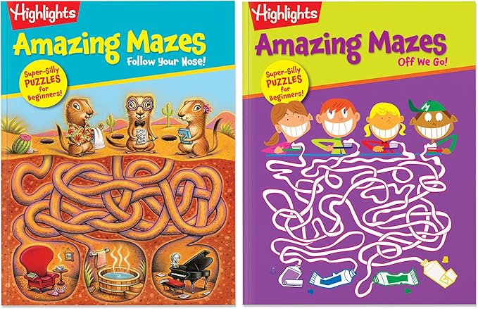 Highlights for Children Amazing Mazes Beginner Maze Books for Kids Ages 3-6 by Highlights