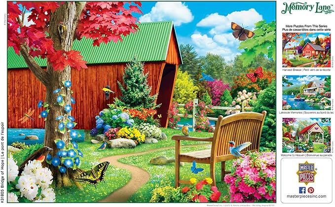 MasterPieces - 300 Piece Jigsaw Puzzle, Large EZ Grip Shapes, Bridge of Hope - Image 8